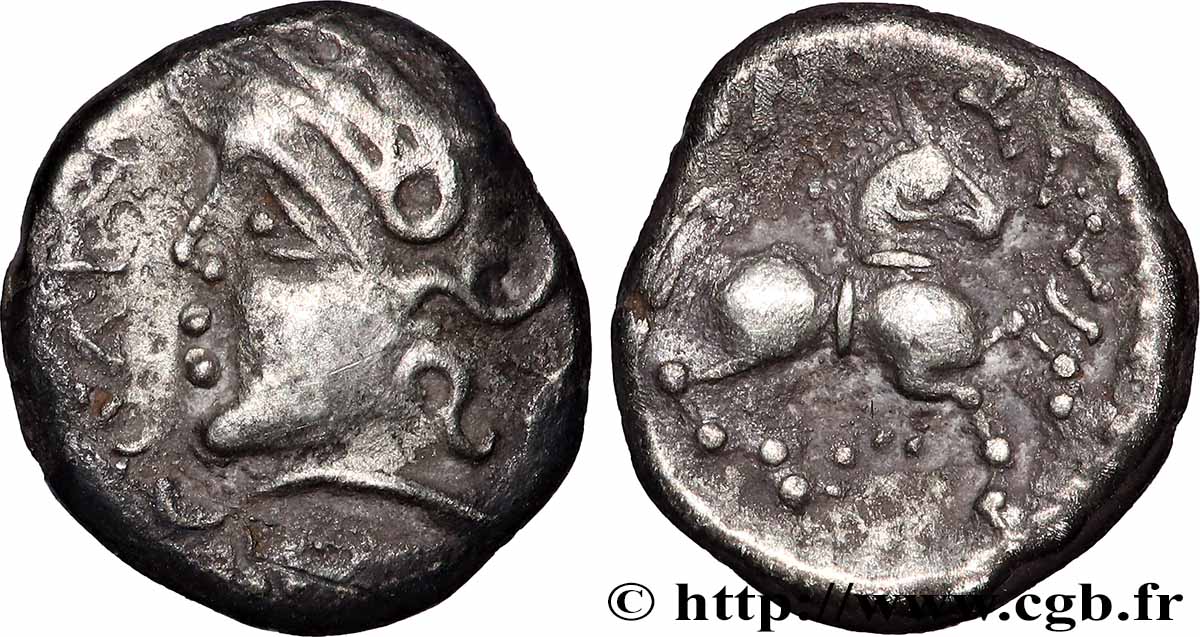 GALLIA - SANTONES / MID-WESTERN, Unspecified Denier ARIVOS / SANTONO XF