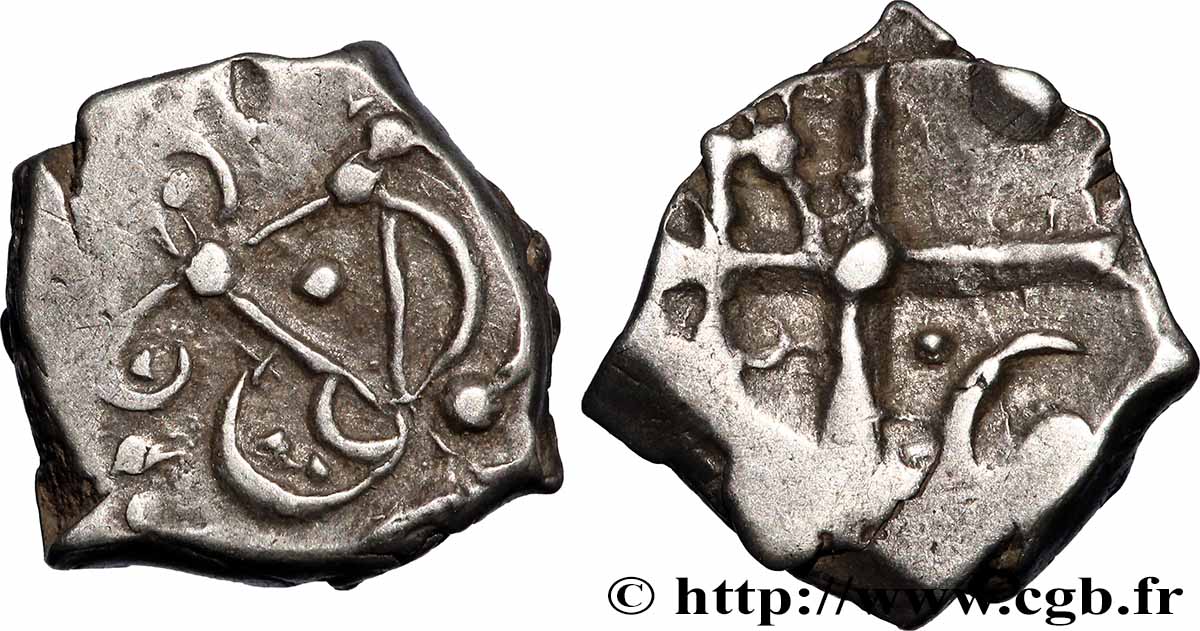 GALLIA - SUDOVESTE DELLA GALLIA - CADURCI (Regione di Cahors) Drachme “à la tête triangulaire”, S. 120 q.SPL