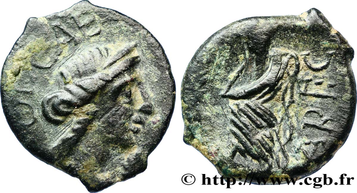 VOLQUES ARÉCOMIQUES (région de Nîmes) Bronze au Démos, VOLCAE AREC TTB