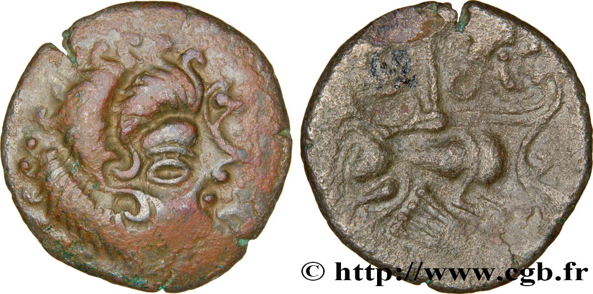 GALLIA - ARMORICA - CORIOSOLITÆ (Regione di Corseul, Cotes d Armor) Statère de billon, classe IVa BB/q.BB