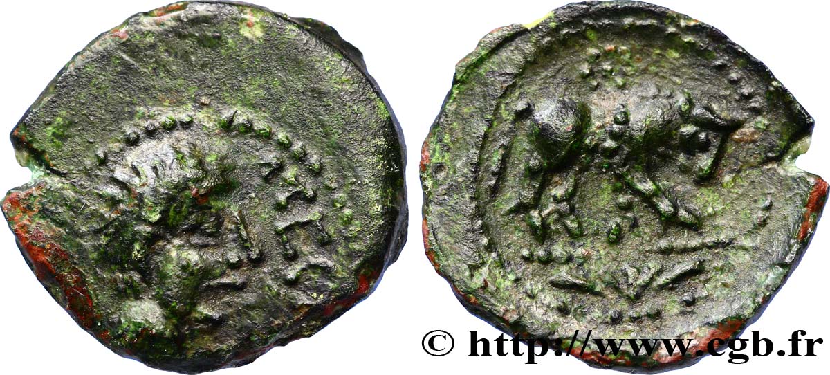 GALLIA - SANTONES / MID-WESTERN, Unspecified Bronze ATECTORI (quadrans) AU