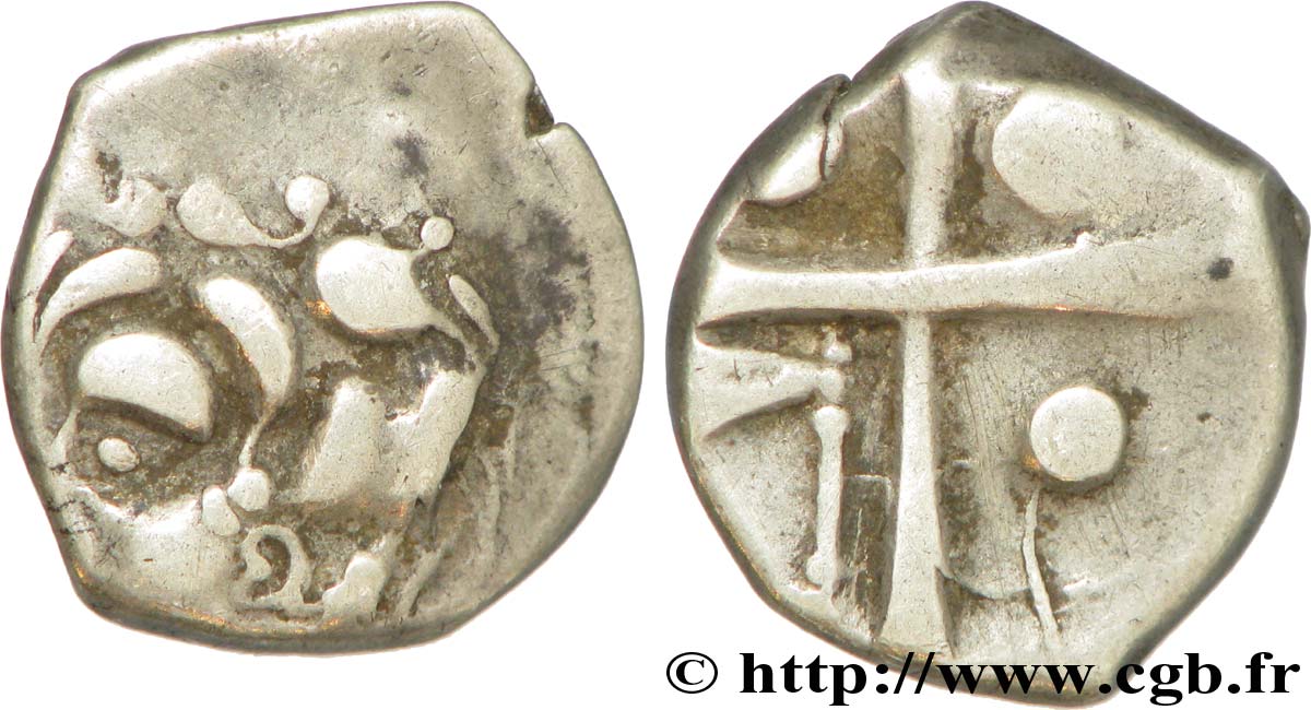 GALLIA - SOUTH WESTERN GAUL - LONGOSTALETES (Area of Narbonne) Drachme “au style languedocien”, S. 269 XF
