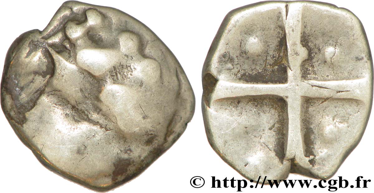 LONGOSTALÈTES (Région de Narbonne) Drachme “au style languedocien”, S. 289 TB+