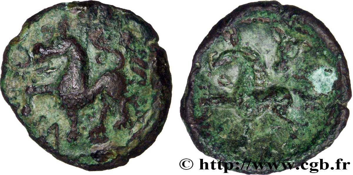 GALLIA BELGICA - AMBIANI (Regione di Amiens) Bronze VOCIICA MB/BB