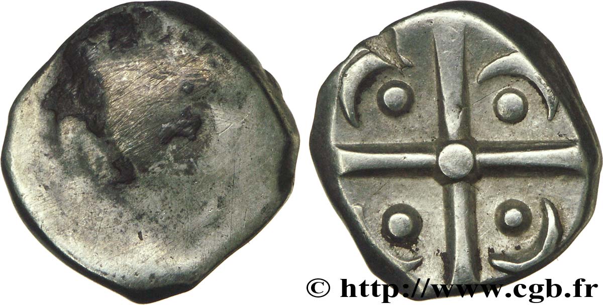 LONGOSTALÈTES (Région de Narbonne) Drachme “au style languedocien”, S. 379 B+/TTB+