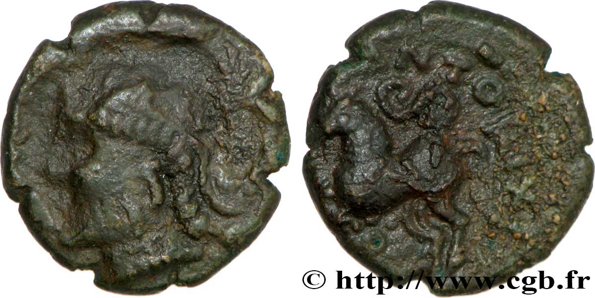 GALLIEN - BELGICA - SEQUANI (Region die Besançon) Bronze TVRONOS / CANTORIX fSS