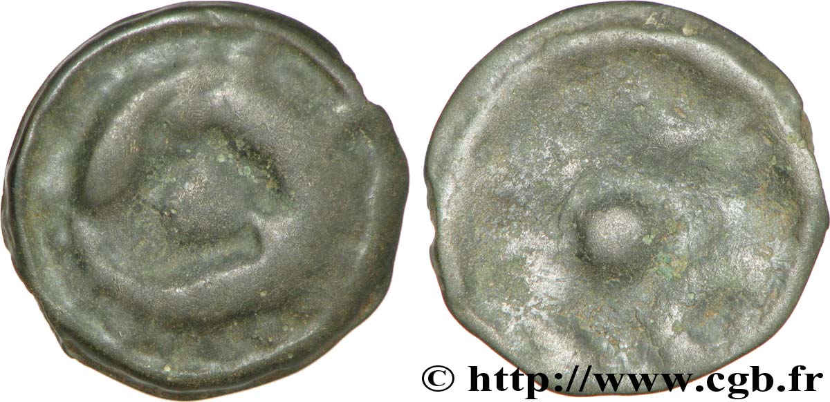 LINGONS (Région de Langres) Potin aux trois poissons TB/B+