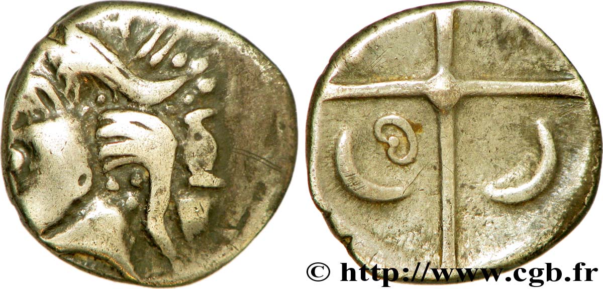 LONGOSTALÈTES (Région de Narbonne) Drachme “au style languedocien”, S. 312 TTB