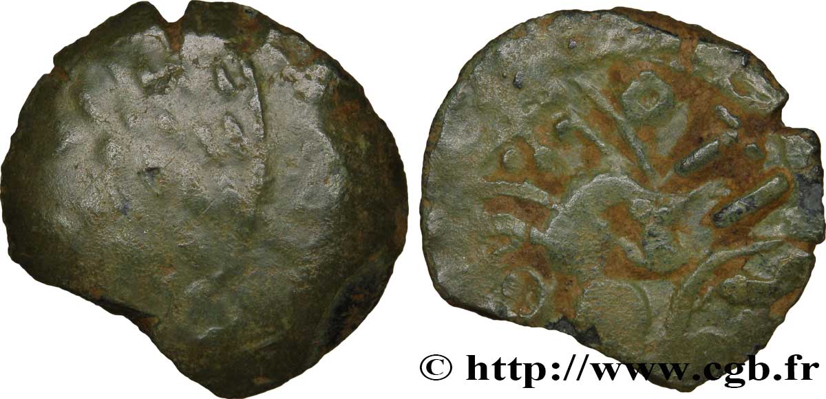 GALLIA BELGICA LINGONES (Regione di Langres) Bronze EKPITO q.MB/q.BB