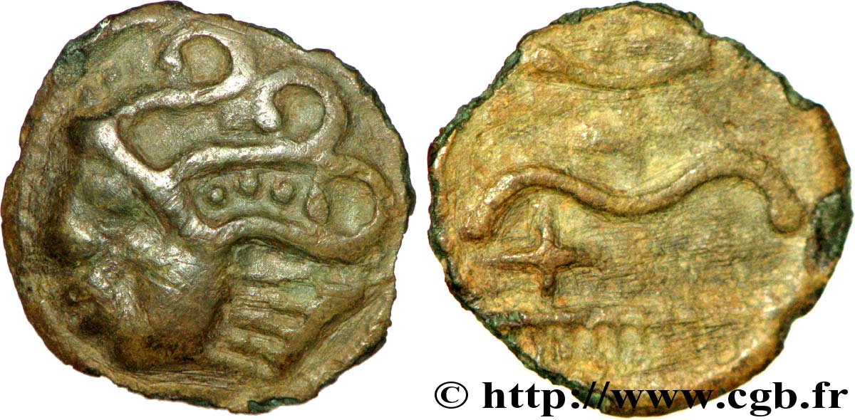 DUROCASSES (Regione di Dreux) Potin aux croisettes, coiffure aux globules q.BB