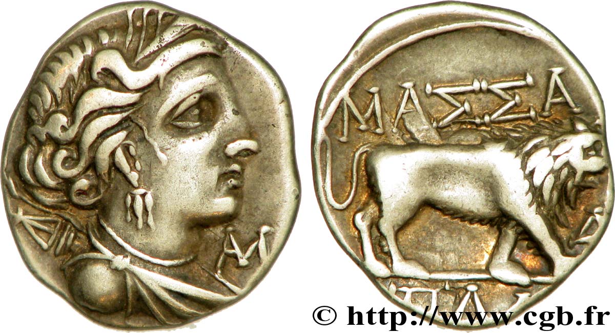 MASSALIA - MARSEILLES “Drachme légère” ou tétrobole AU