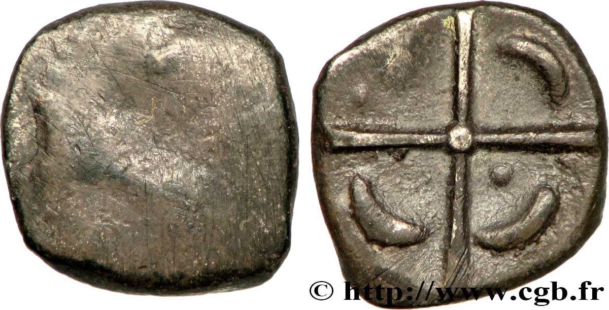 GALLIA - SOUTH WESTERN GAUL - LONGOSTALETES (Area of Narbonne) Drachme “au style languedocien”, S. 277 VG/XF