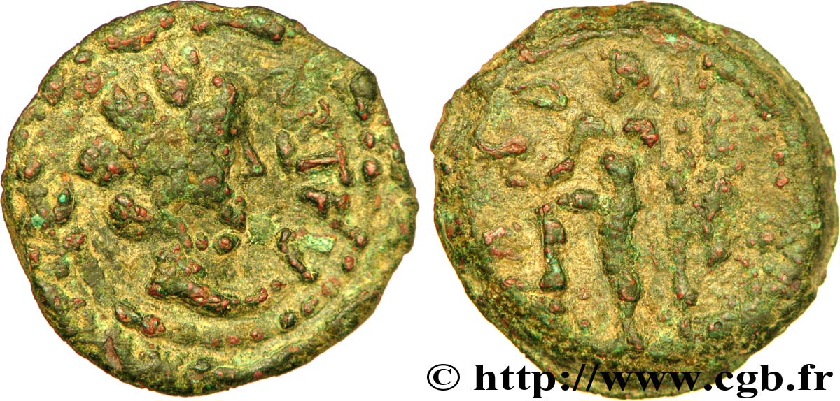 HISPANIA - BÆTICA - CARTEIA Unité de bronze CARTEIA VF