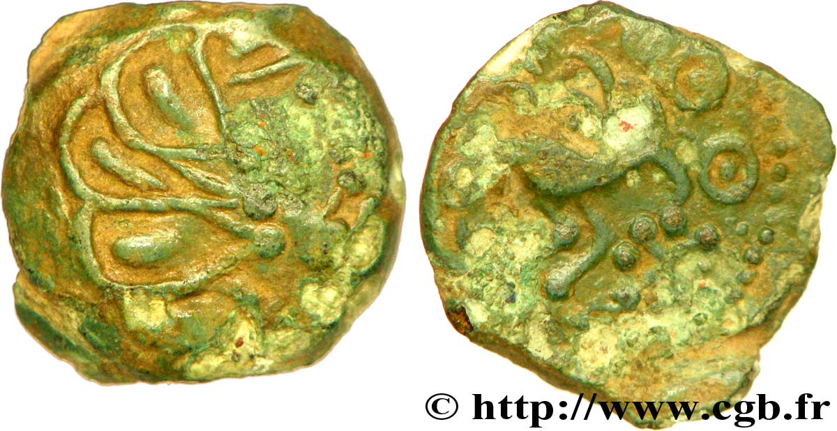 SÉNONS (région de Sens) Bronze YLLYCCI à l’oiseau, classe indéterminée TB+