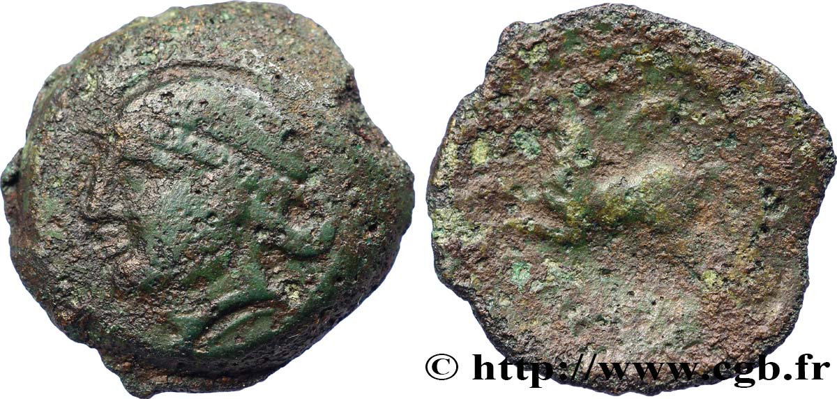 GALLIEN - BELGICA - SUESSIONES (Region die Soissons) Bronze CRICIRV S/fS