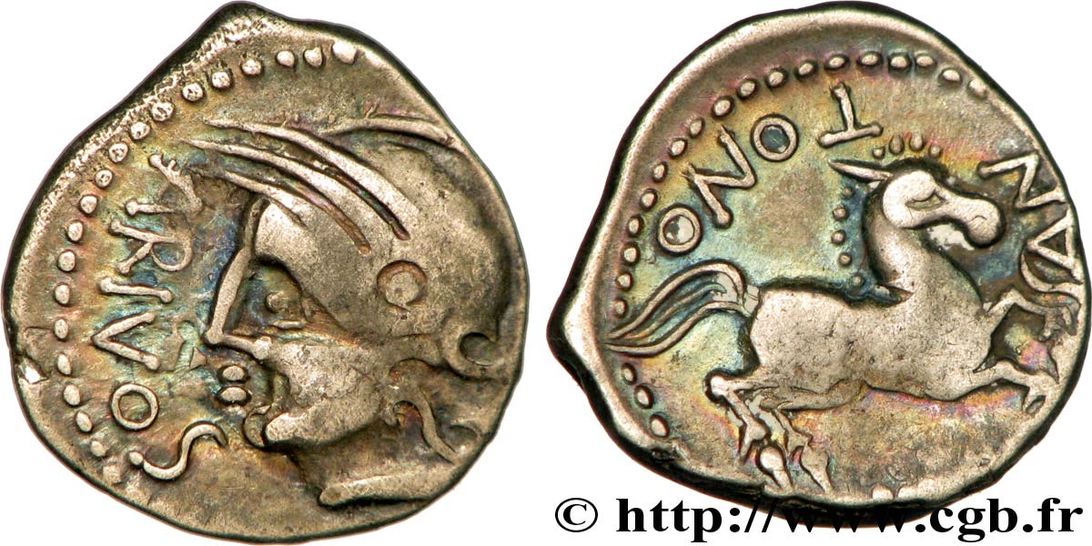 GALLIA - SANTONES / CENTROVESTE - Incerti Denier ARIVOS / SANTONO BB