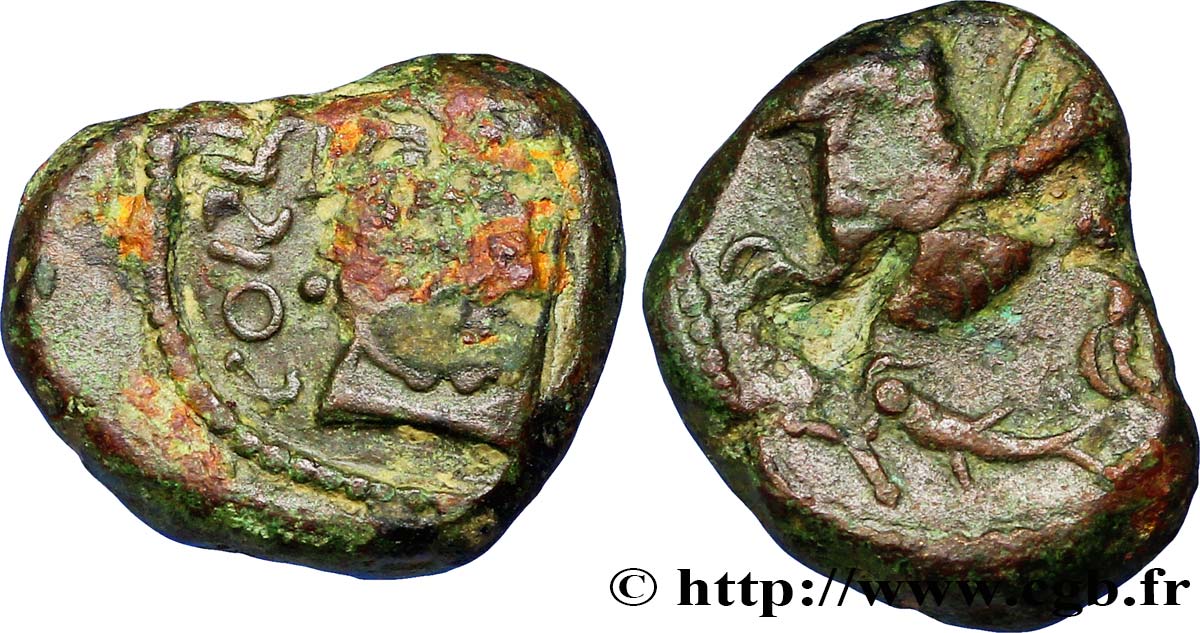 GALLIEN - BELGICA - REMI (Region die Reims) Bronze ATISIOS REMOS, classe I fSS/SS