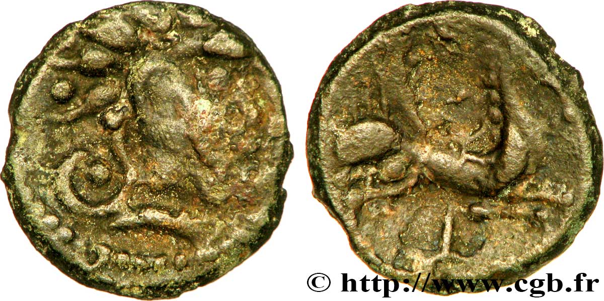 GALLIA - CARNUTES (Regione della Beauce) Bronze au pégase q.BB