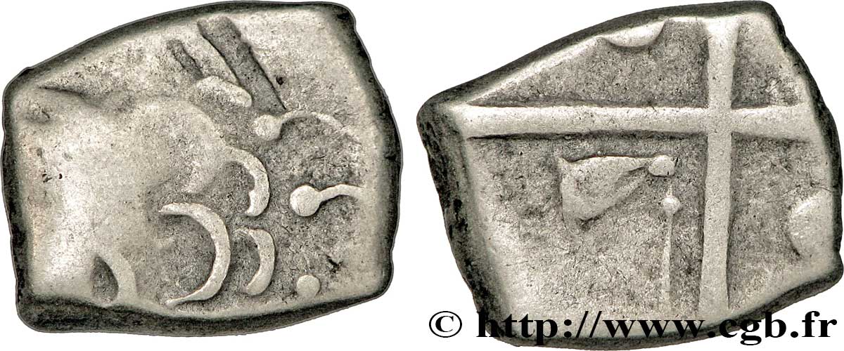GALLIA - SOUTH WESTERN GAUL - PETROCORES / NITIOBROGES, Unspecified Drachme “au style flamboyant”, S. 200 VF/XF