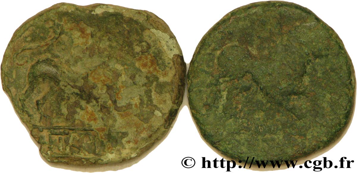 GALLIEN - SÜDWESTGALLIEN - LONGOSTALETES (Region die Narbonna) Lot de deux bronzes au lion lot