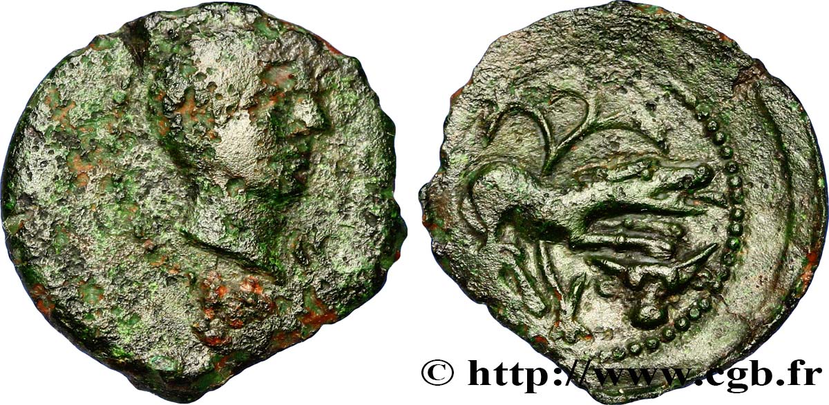 GALLIEN - SANTONES / MITTELWESTGALLIEN - Unbekannt Bronze CONTOVTOS (quadrans) S/SS