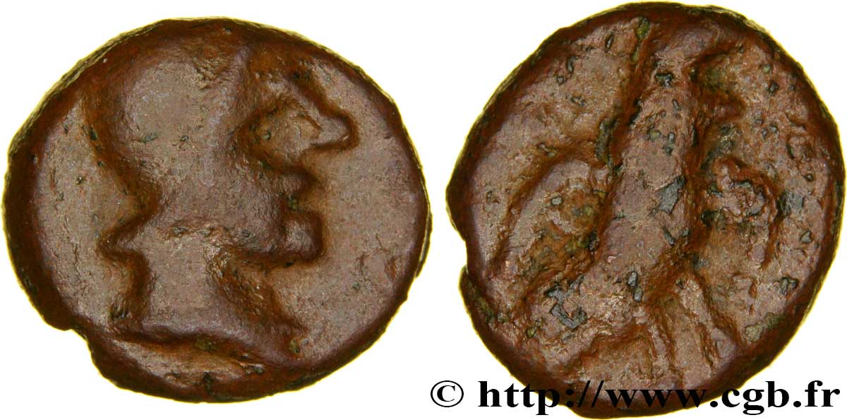 MASSALIA - MARSEILLE Petit bronze à l’aigle TB+/TB