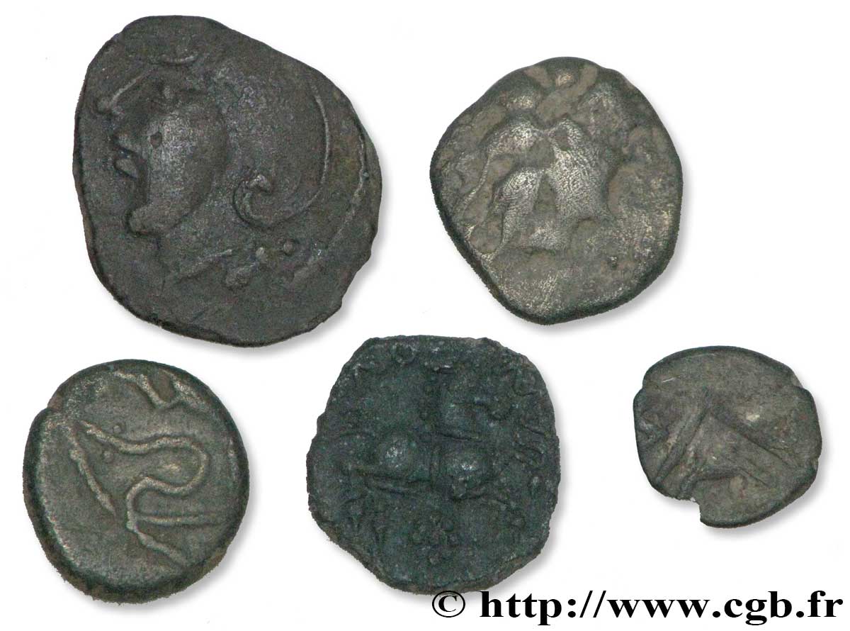 GAULE BELGIQUE - CELTIQUE Lot de 2 deniers et une obole lot