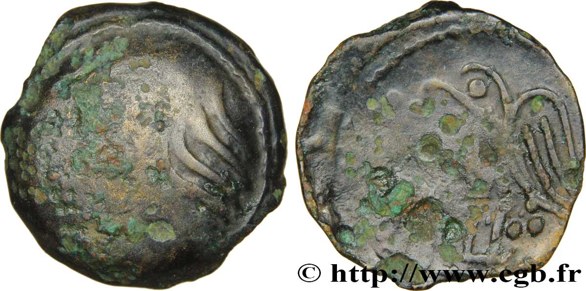 GALLIA - CARNUTES (Regione della Beauce) Bronze à l’aigle MB/q.BB