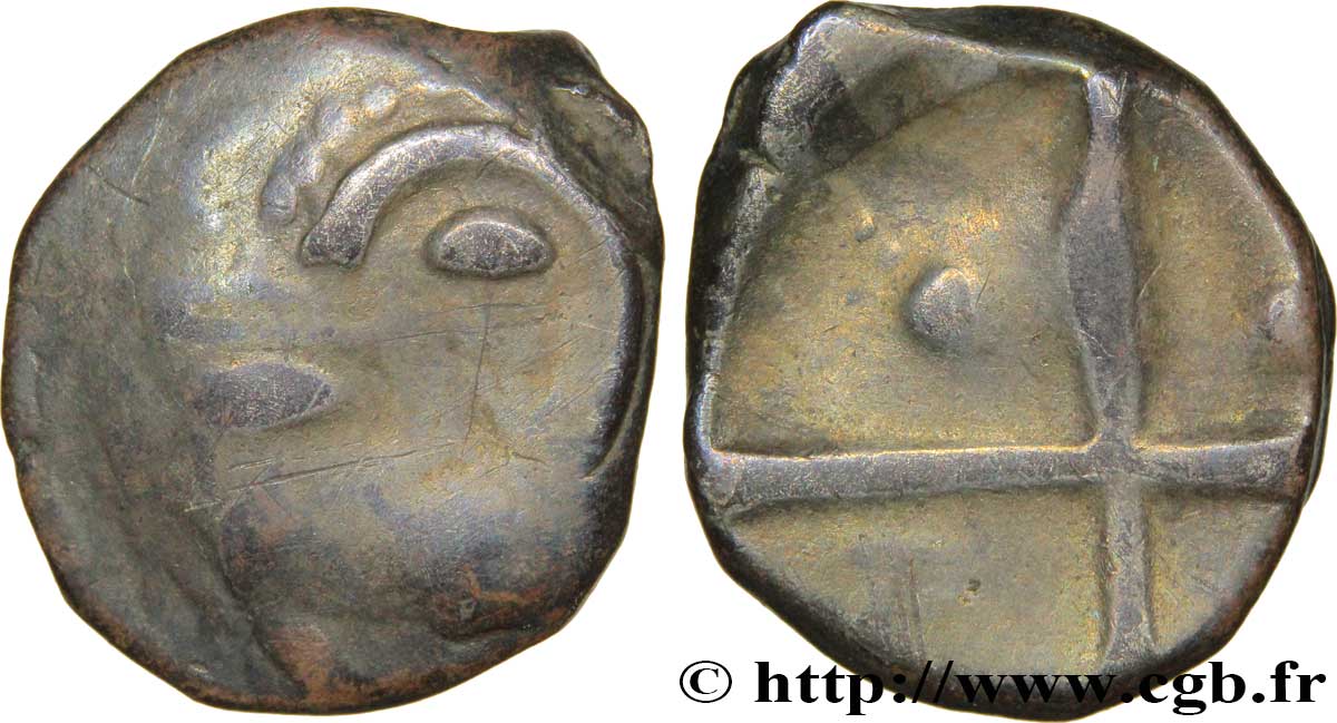 GALLIA - SOUTH WESTERN GAUL - LONGOSTALETES (Area of Narbonne) Drachme “au style languedocien”, S. 282 VF