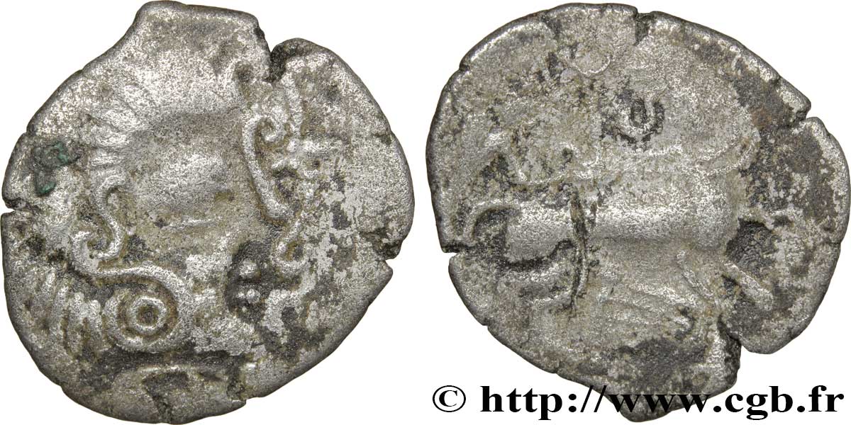 GALLIA - ARMORICA - CORIOSOLITÆ (Regione di Corseul, Cotes d Armor) Statère de billon, classe Vb BB/MB