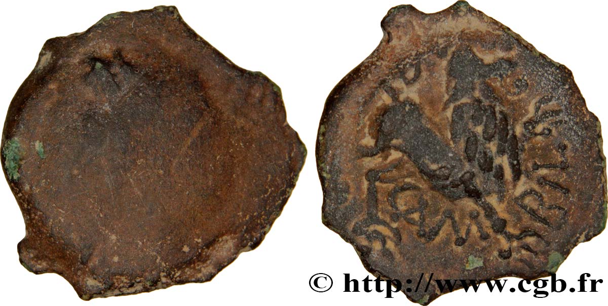 GALLIA - BITURIGES CUBI (Regione di Bourges) Bronze CAMBIL q.MB/q.SPL