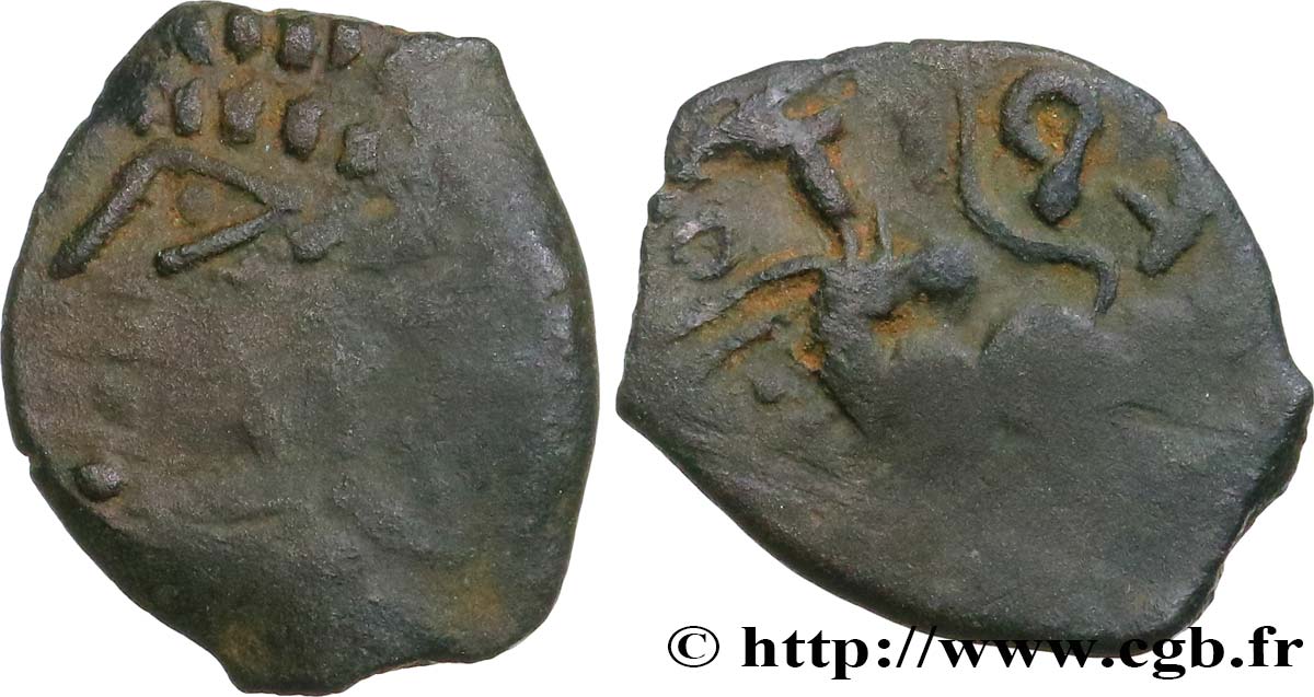 GALLIA BELGICA - LINGONES (Area of Langres) Bronze EKPITO VF