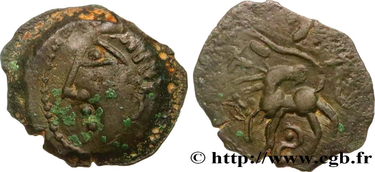 GALLIA BELGICA LINGONES (Regione di Langres) Bronze EKPITO BB/q.SPL