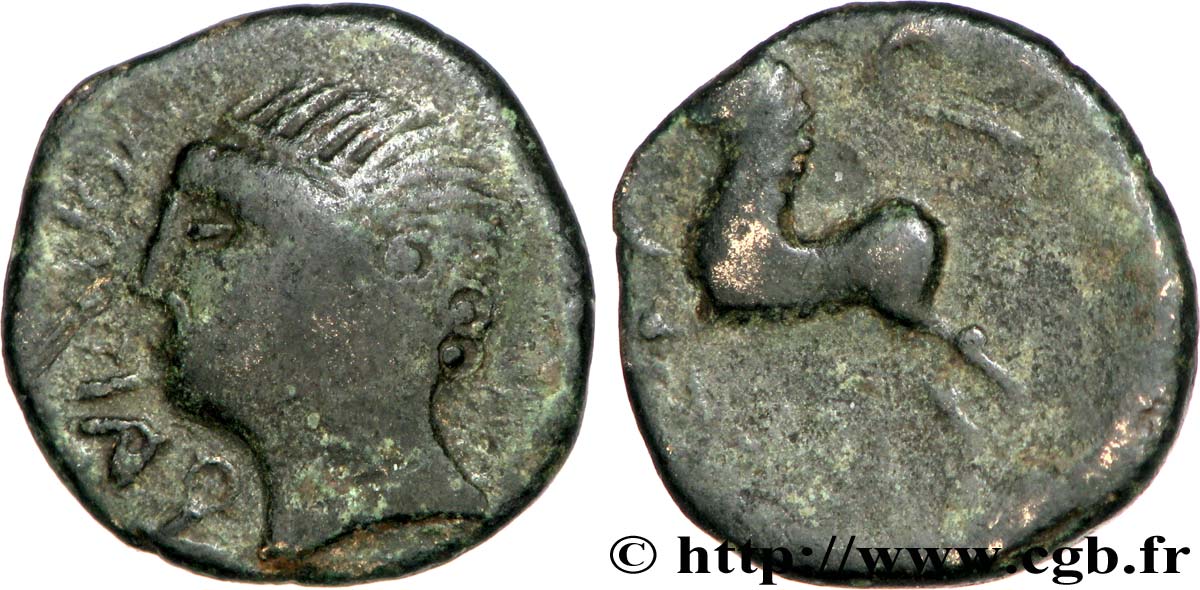 GALLO-BELGIAN - CELTICA Bronze au lion BB