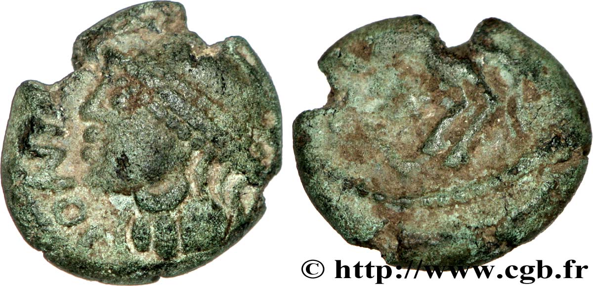 GALLIA BELGICA - LEUCI (Regione di Toul) Bronze MATVGIINOS BB/q.BB