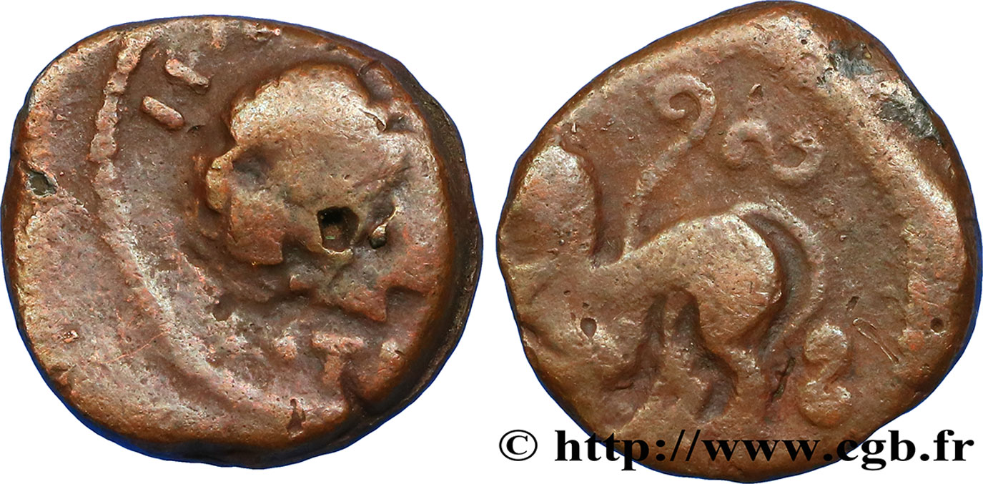 GALLIEN - BELGICA - REMI (Region die Reims) Bronze ATISIOS REMOS, classe I fSS