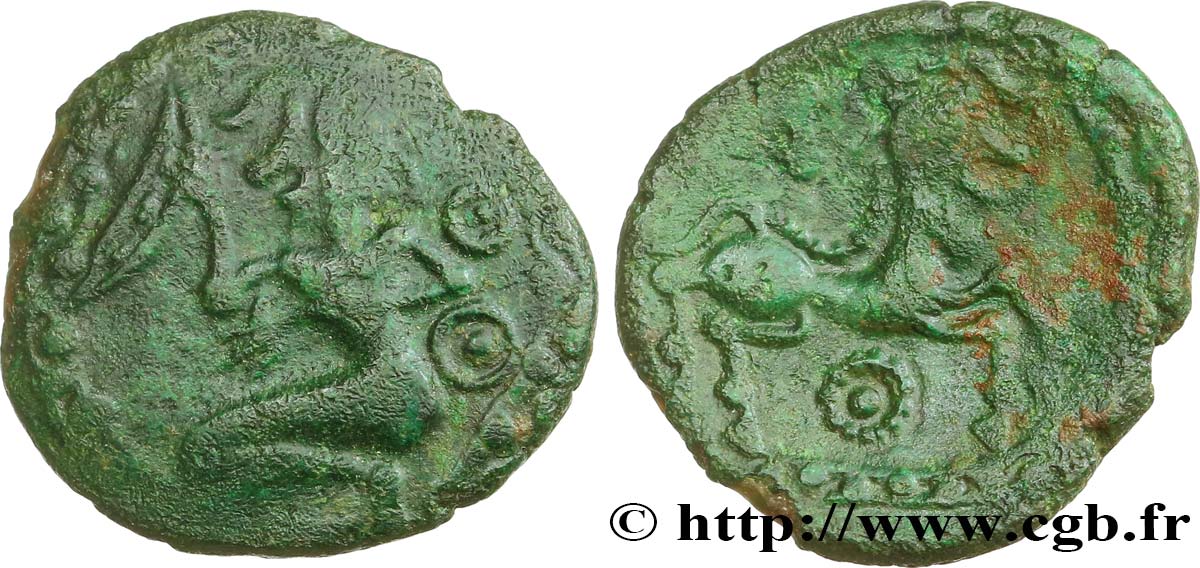 GALLIA - BELGICA - BELLOVACI (Regione di Beauvais) Bronze à l’archer agenouillé q.BB