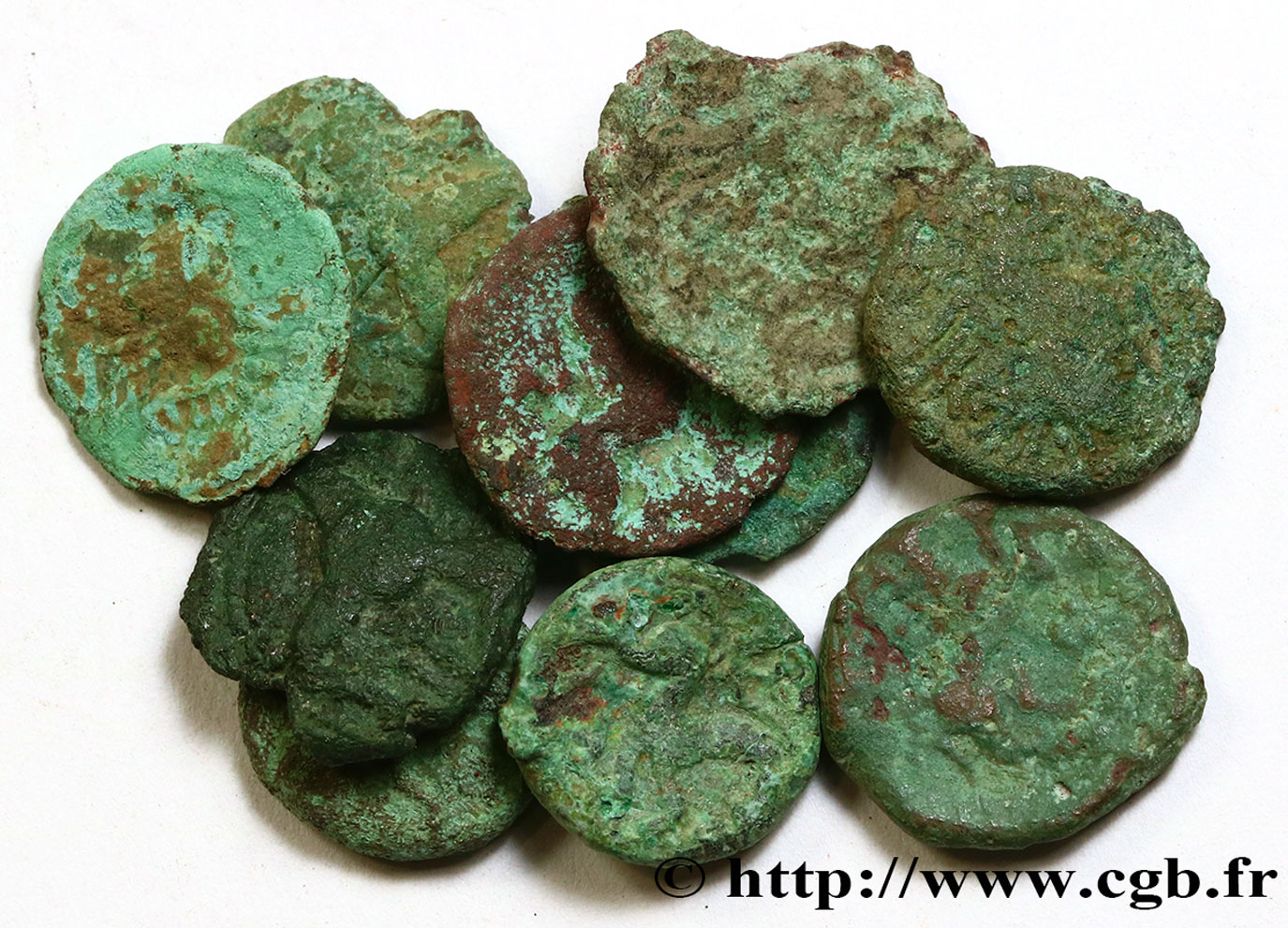 BELLOVAQUES / AMBIANI, Unspecified Lot de 10 bronzes lote