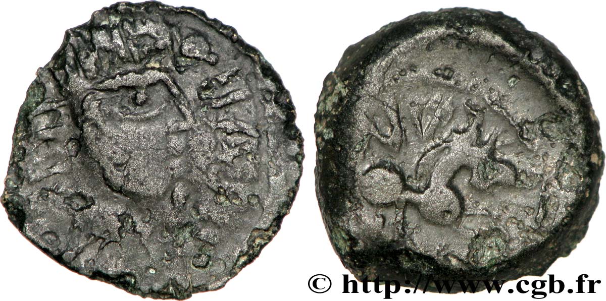 LEXOVII / CARNUTES, Unspecified Bronze au cheval BC+