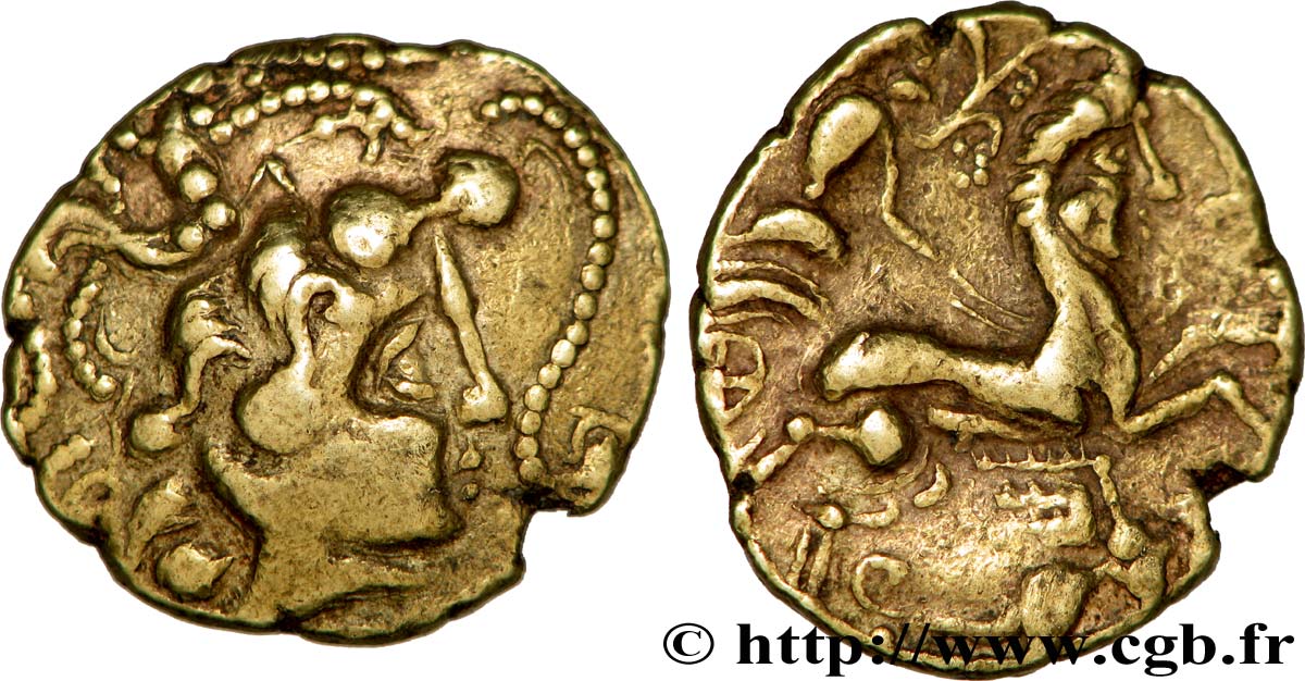 VENETI (Regione di Vannes) Statère d or à l hippocampe - des Sablons q.SPL