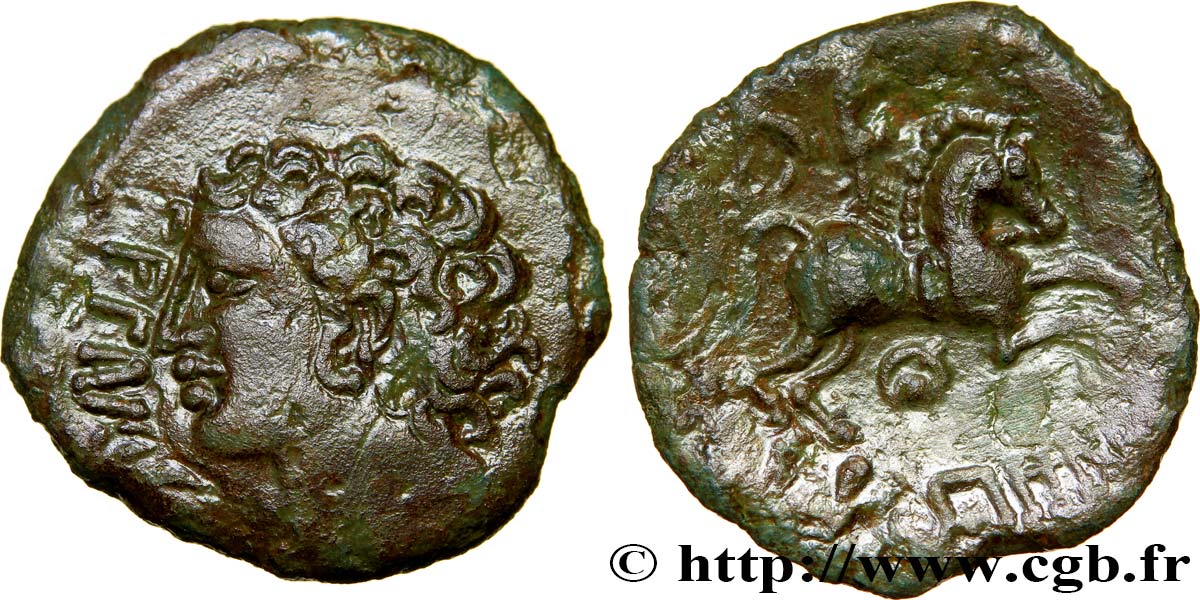 GALLIA BELGICA - MELDI (Regione di Meaux) Bronze EPENOS q.SPL