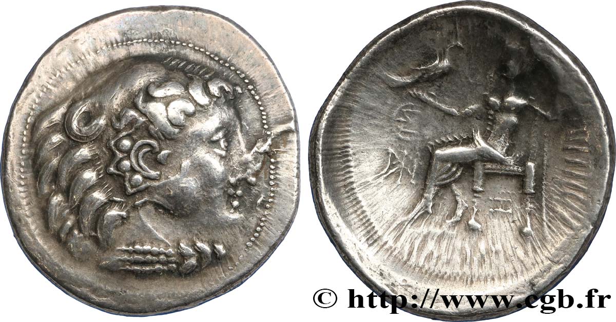 DANUBIAN CELTS - IMITATIONS OF THE TETRADRACHMS OF ALEXANDER III AND HIS SUCCESSORS Tétradrachme, imitation du type de Philippe III AU