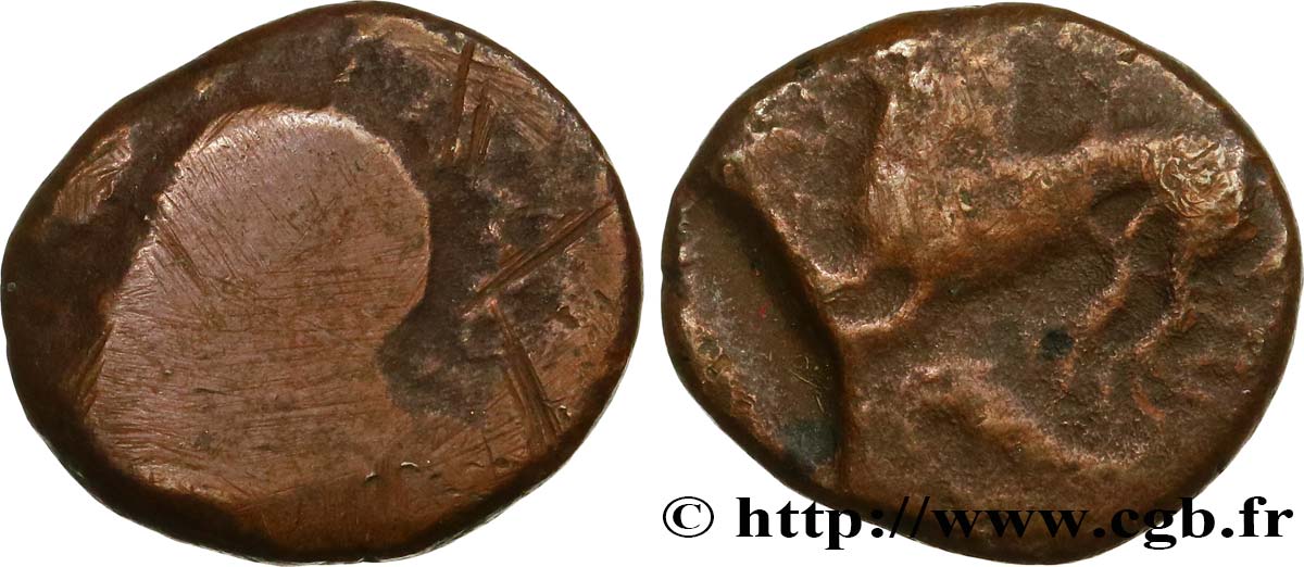 GALLIA BELGICA - REMI (Regione di Reims) Bronze ATISIOS REMOS, classe indéterminée MB