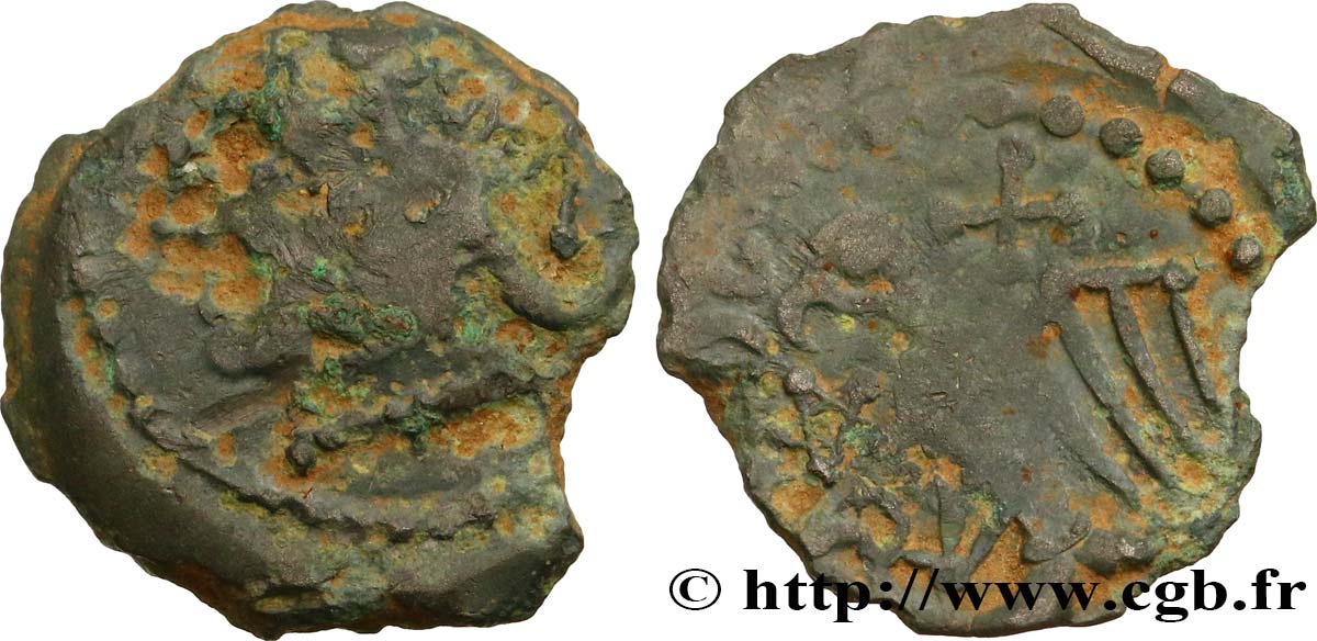 GALLIA - CARNUTES (Area of the Beauce) Bronze VOCVNILIOS à l’aigle VF