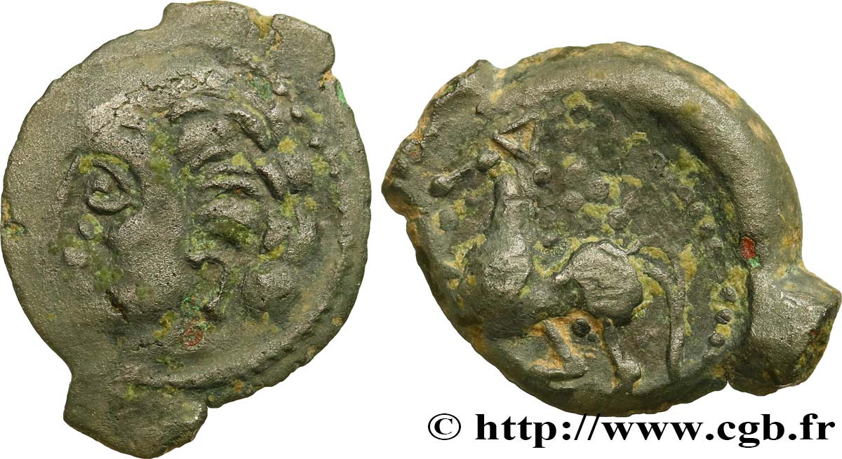 GALLIA - SANTONES / MID-WESTERN, Unspecified Bronze indéterminé XF