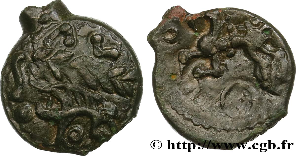 GALLIA - AULERCI EBUROVICES (Regione d Evreux) Bronze au sanglier SPL/BB