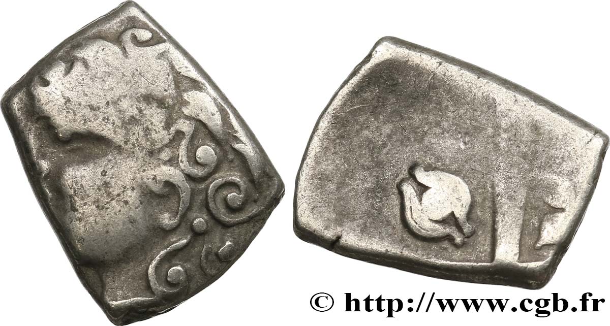 GALLIA - SOUTH WESTERN GAUL - PETROCORES / NITIOBROGES, Unspecified Drachme “au style flamboyant”, S. 151** XF/VF
