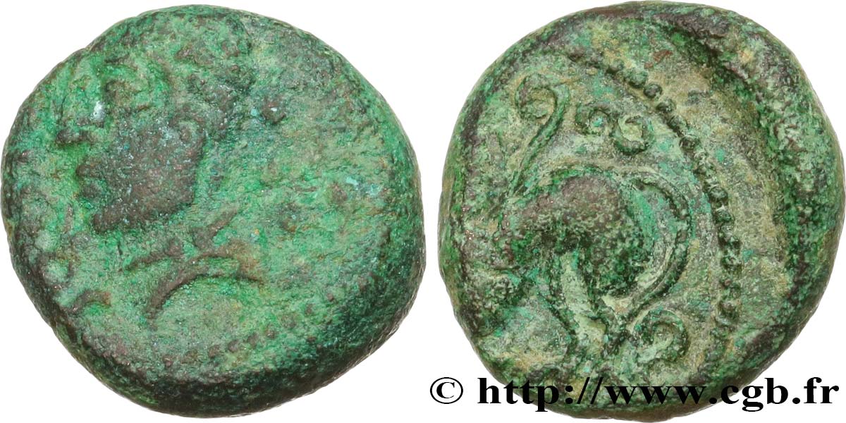 GALLIA BELGICA - REMI (Area of Reims) Bronze ATISIOS REMOS, classe II XF