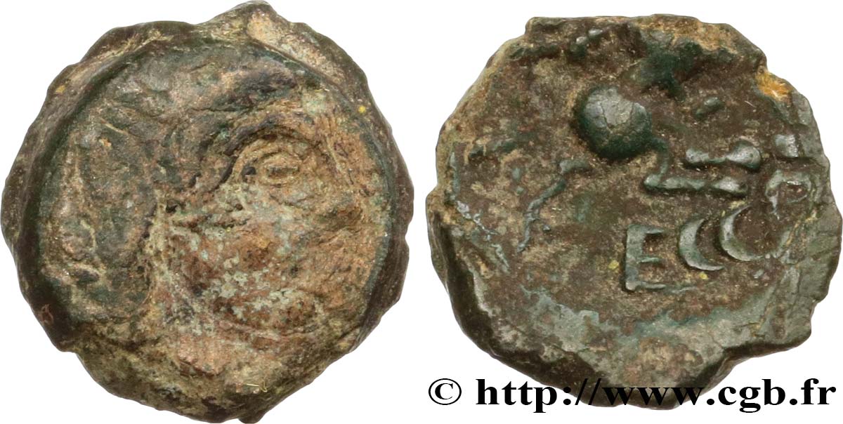 PARISII (Region die Paris) Bronze ECCAIOS, au cavalier fSS