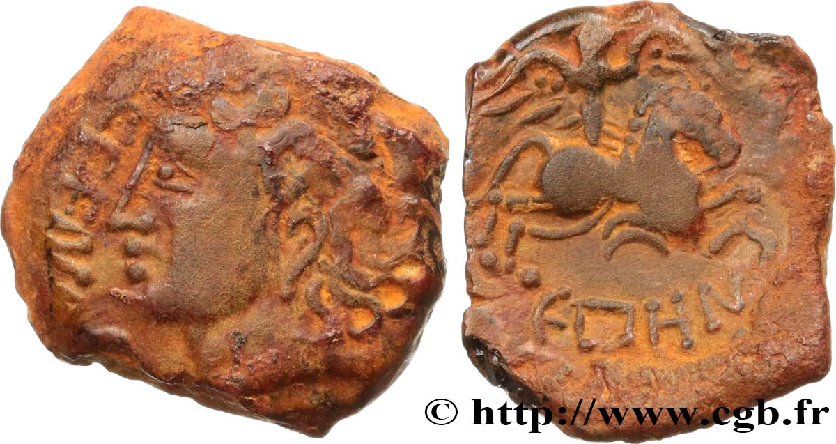 GALLIEN - BELGICA - MELDI (Region die Meaux) Bronze EPENOS fVZ